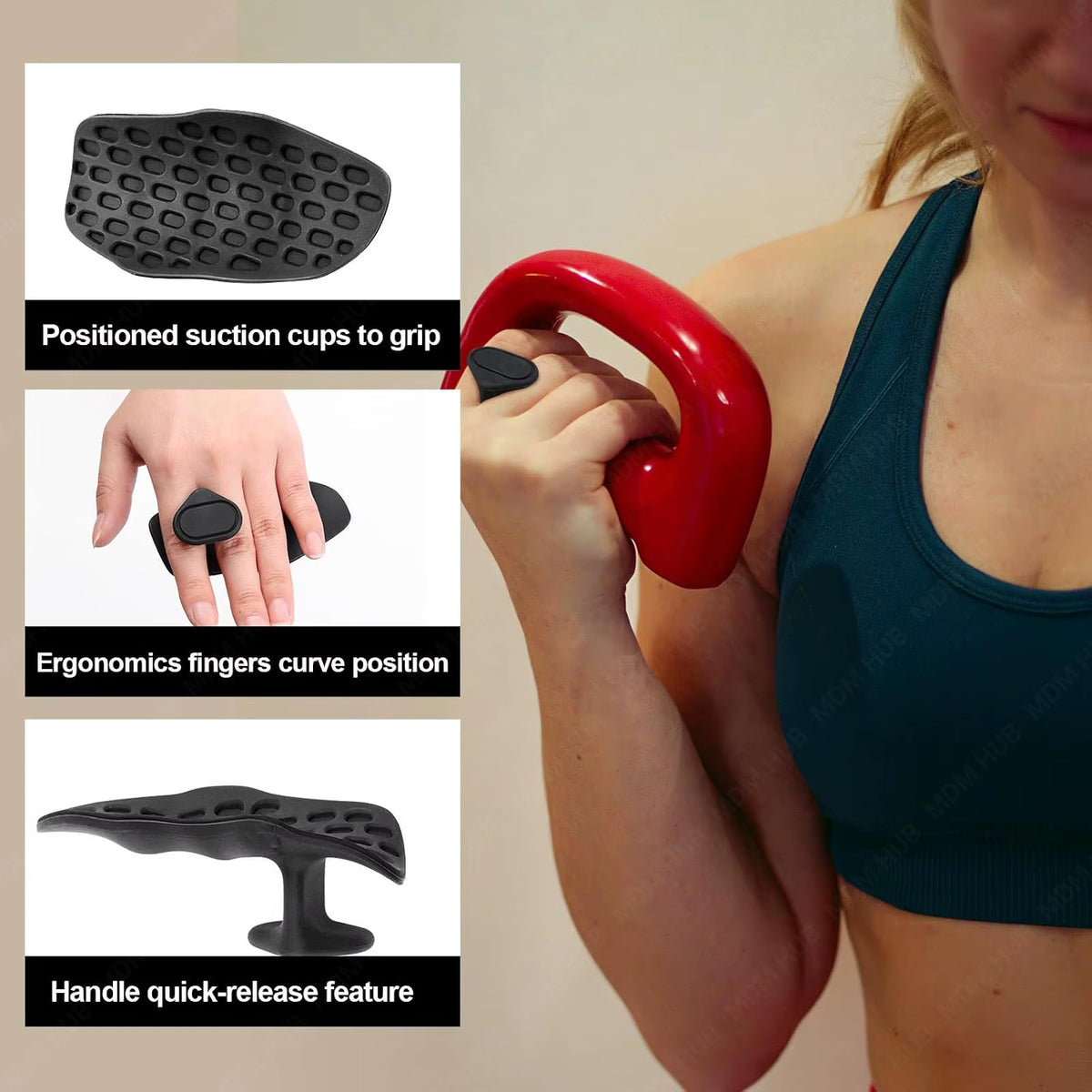 Workout Grip Pads Ergonomic Hand Grip St