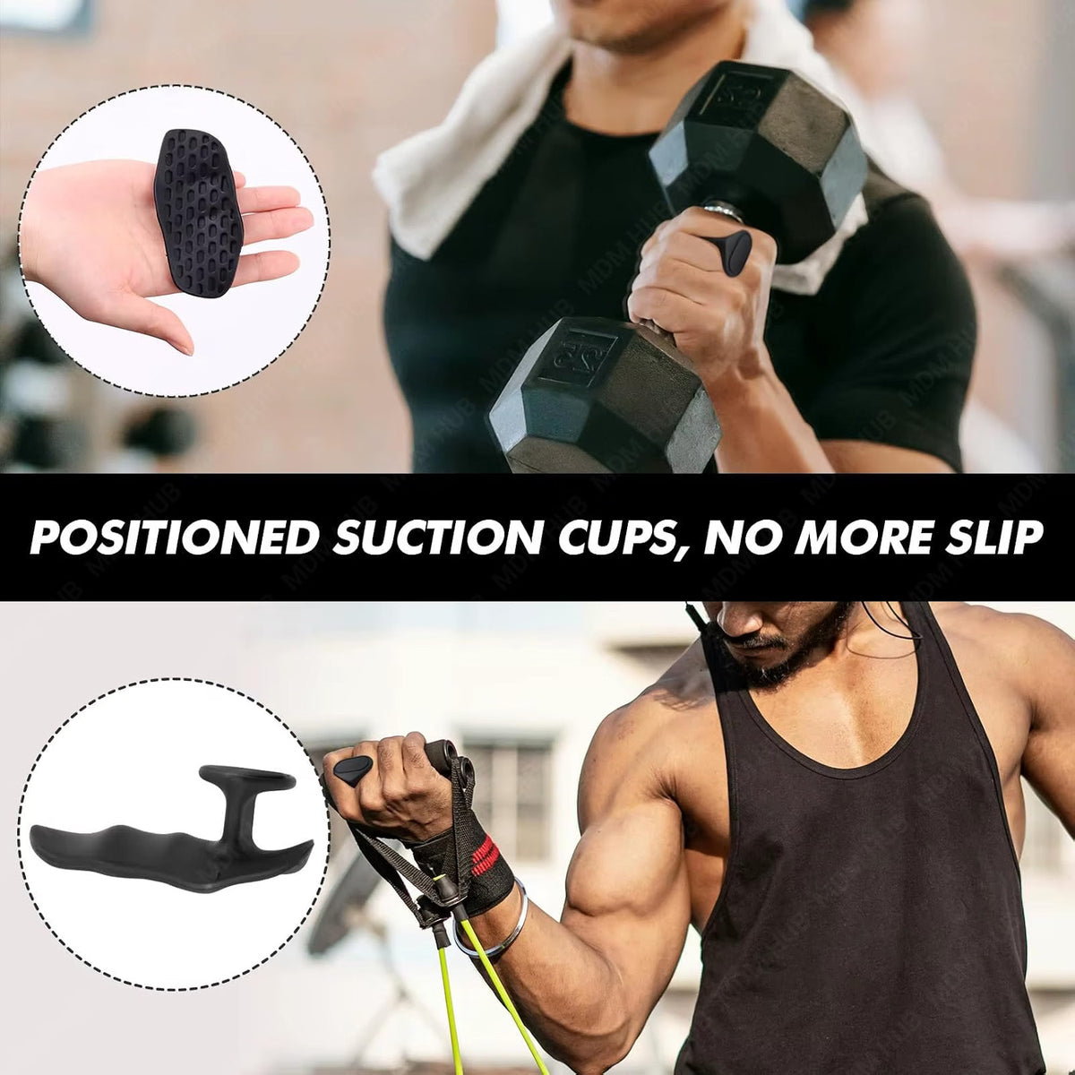 Workout Grip Pads Ergonomic Hand Grip St