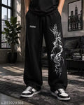 Men's Trendy Printed Track Pant | Regular Fit Cotton Blend Lower for Gym, Running & Daily Wear