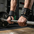 Boldfire Gym Combo Set – Waterproof Sports Bag with Shoulder Strap, Wrist Support Straps & 700ML Protein Shaker Bottle for Gym, Workout & Travel